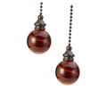 Glass Ball Chain Pendant Ornament 2 Pcs V795223