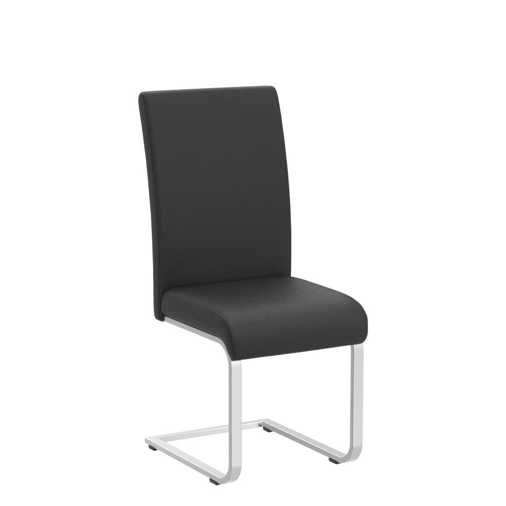 Dining Chairs Set of 2 High Back Black W445248
