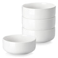 Ceramic Bowls Set of 4, 24 OZ White I211