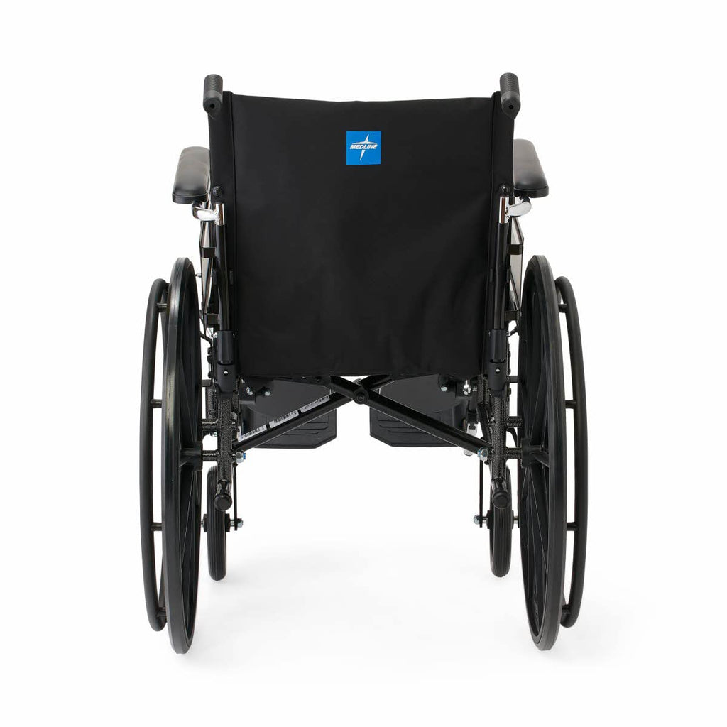 18" Wide Seat Foldable Wheelchair K465