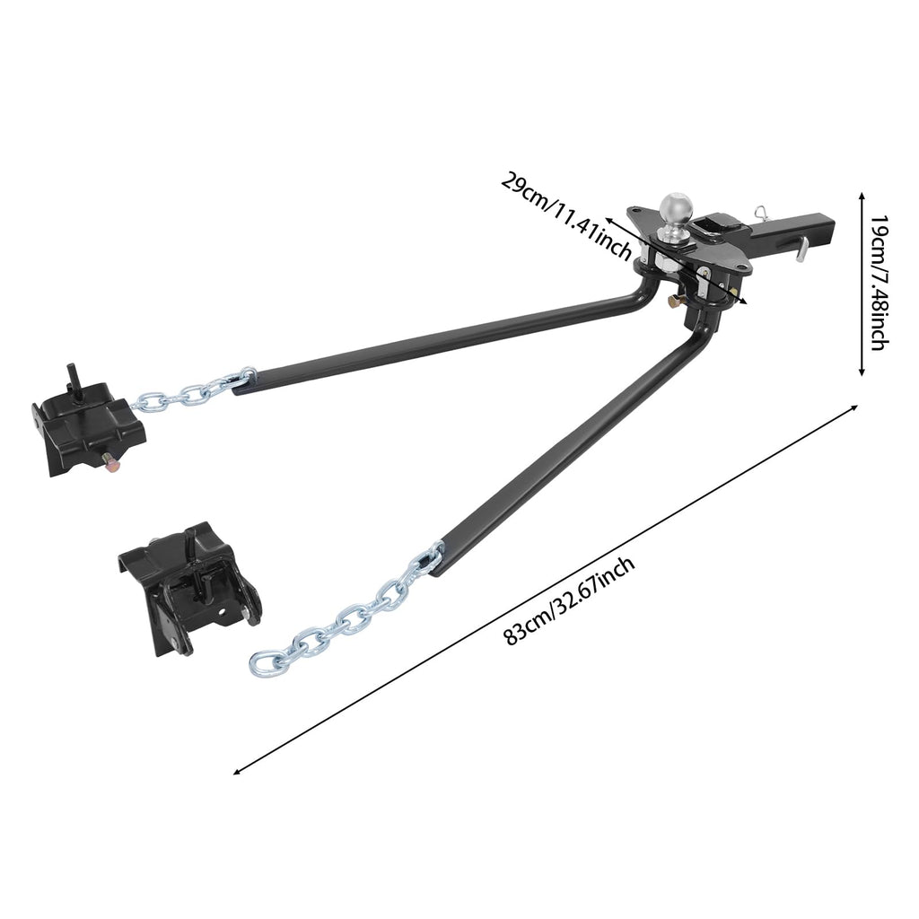 14000lbs Weight Distribution Hitch with Connection Bar Q954