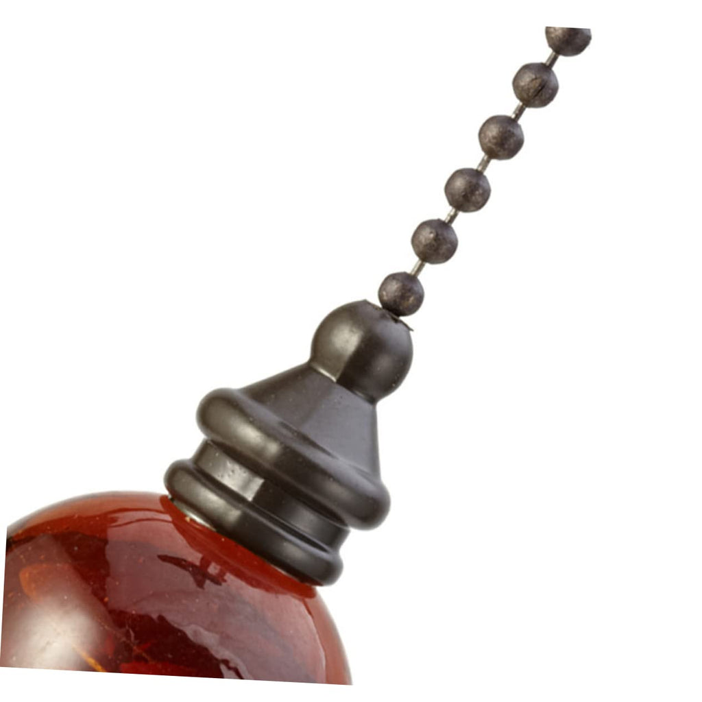 Glass Ball Chain Pendant Ornament 2 Pcs V795223