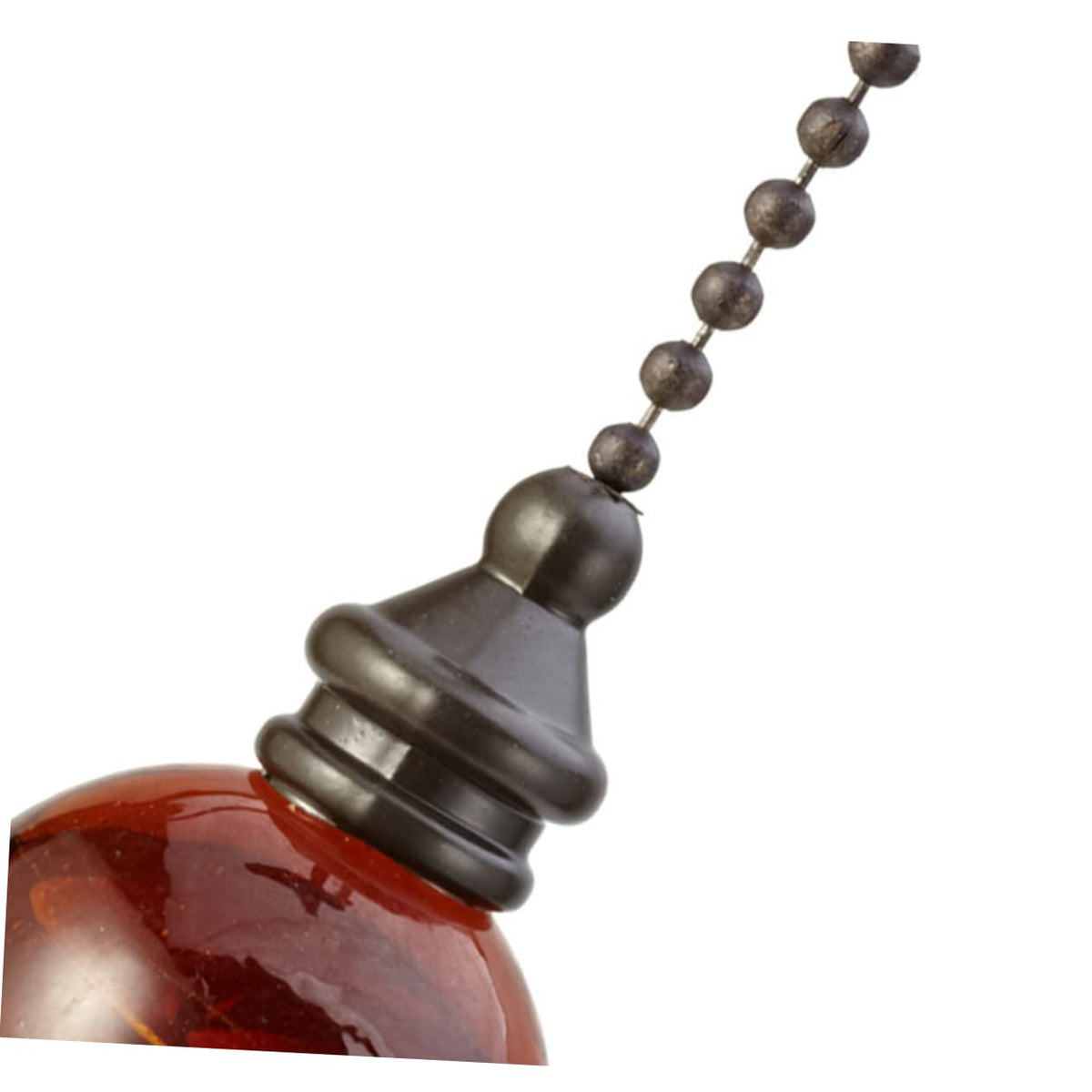 Glass Ball Chain Pendant Ornament 2 Pcs V795223