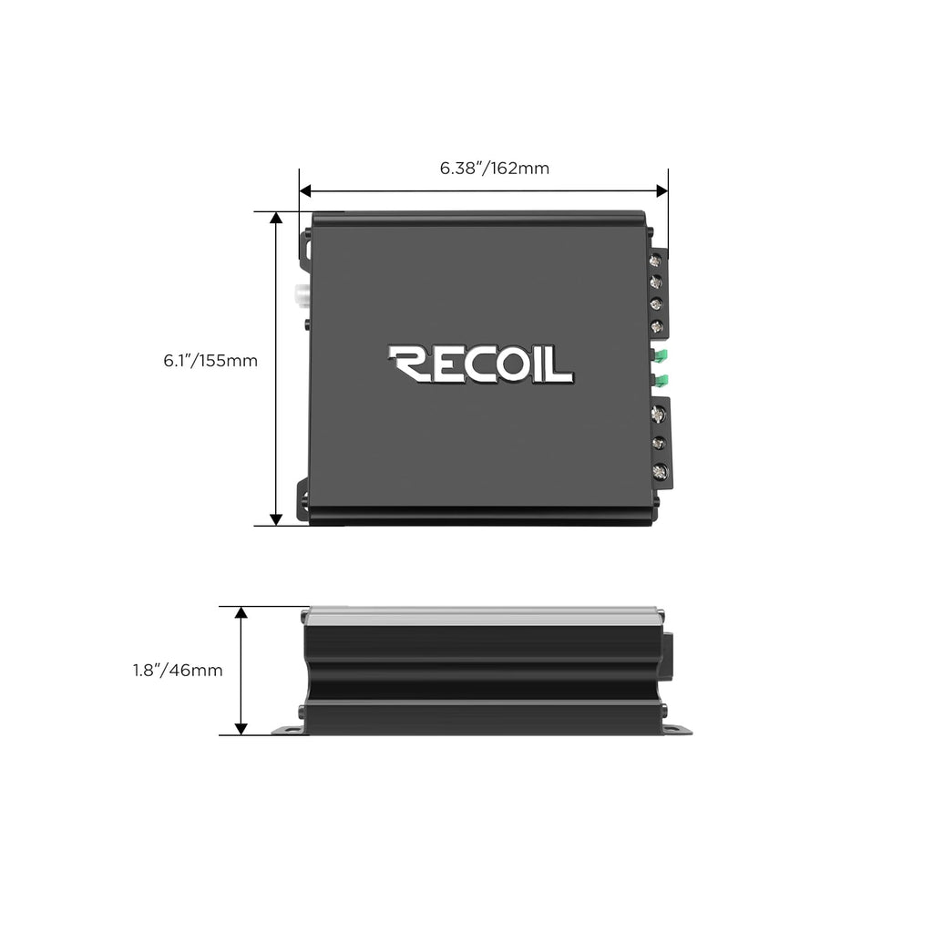 1200W Class-D Mono-Block Subwoofer Amplifier Q897