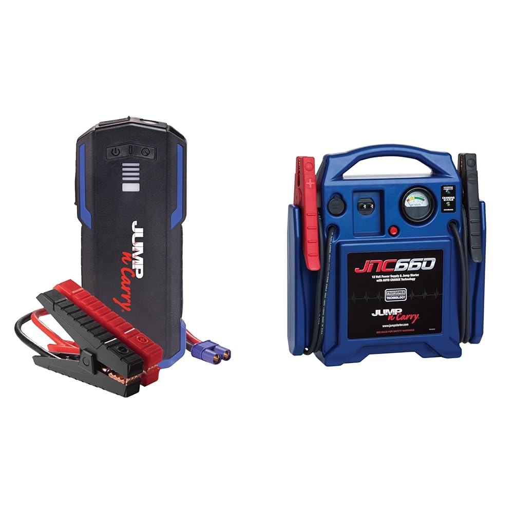 12 Volt Lithium Jump Starter and 1700 Peak Amp Jump Starter L56387