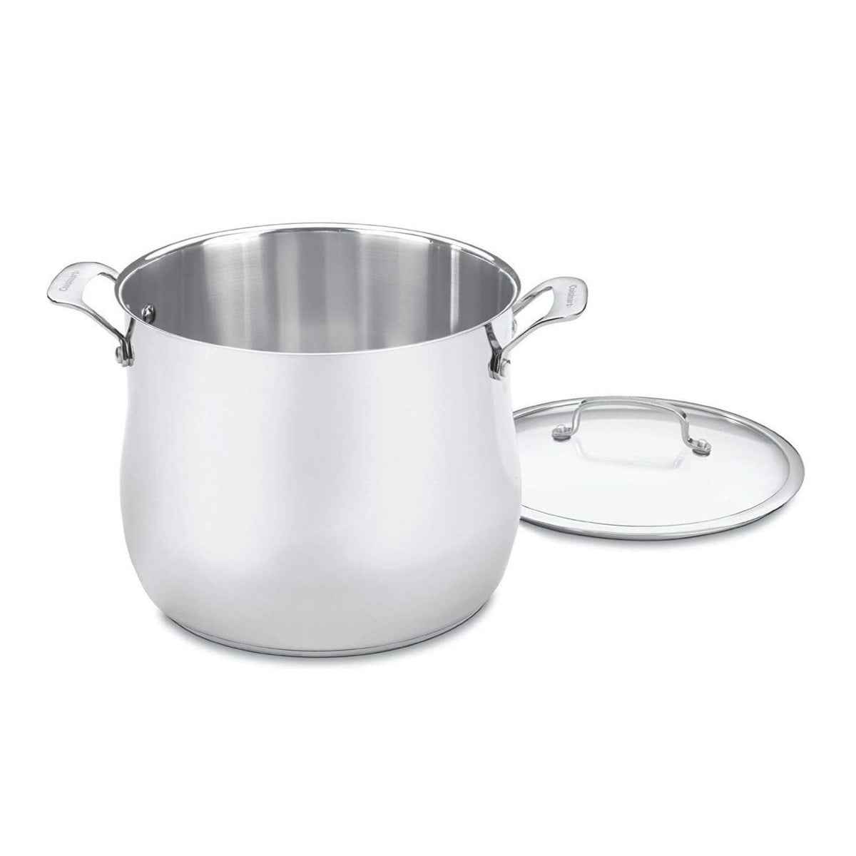 Stainless 12-Quart Stockpot with Glass Cover V46395