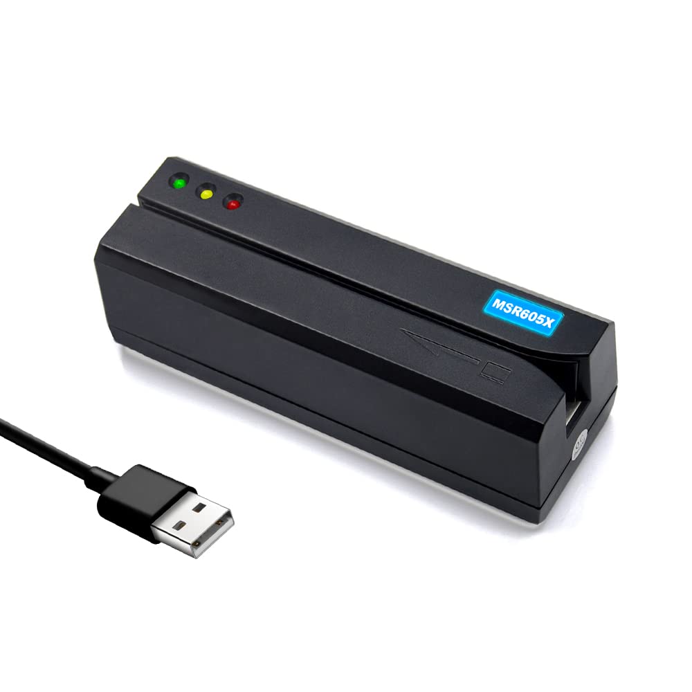USB Swipe Card Reader Writer 3 Tracks J388