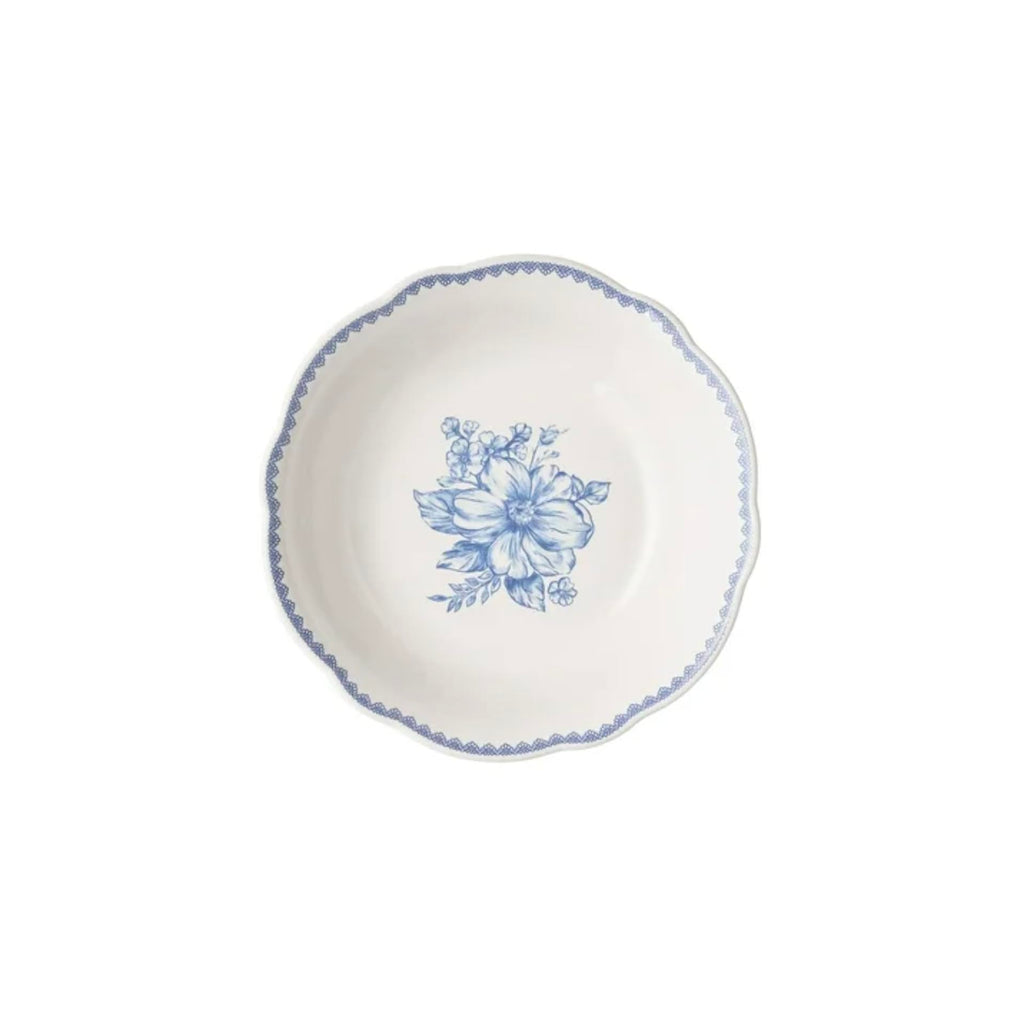 Blue 12-Piece Stoneware Dinnerware Set R554