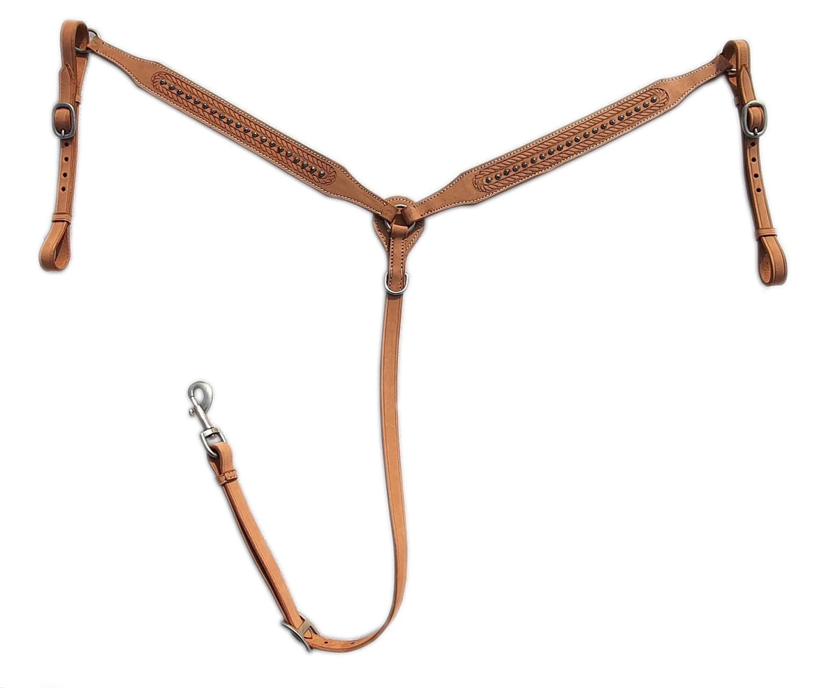 Adjustable Leather Western Breast Collar N48930