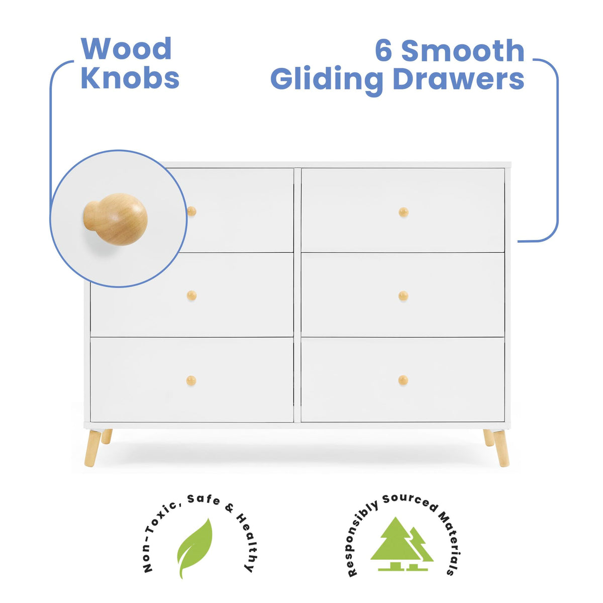 6 Drawer Dresser S37041