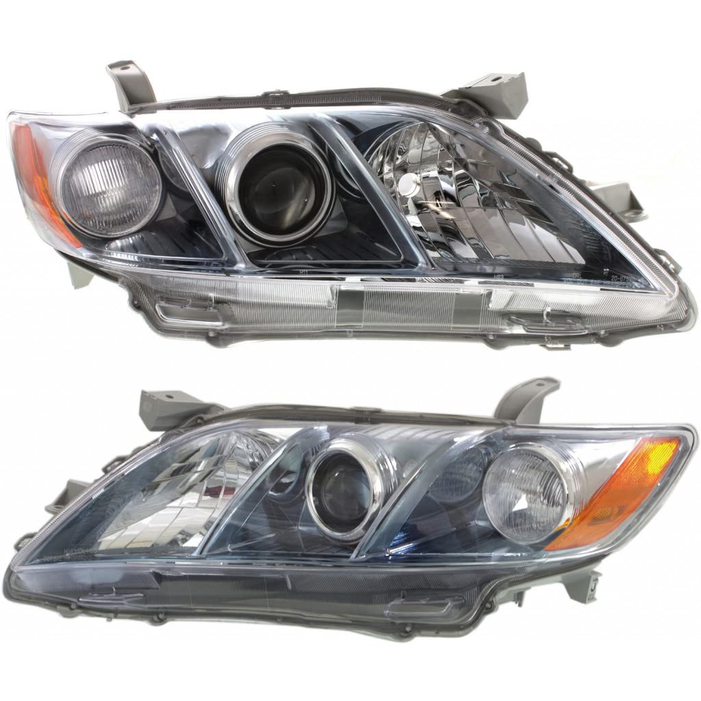 Toyota Camry Headlight 2007 2008 2009 Driver and Passenger Side Pair Set A356