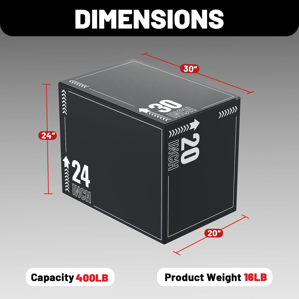 3-in-1 Plyometric Jump Box L330428