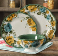 12-Piece Floral Ceramic Dinnerware Set Y297