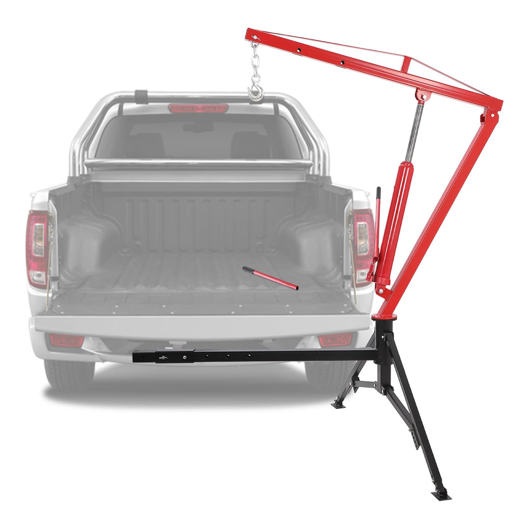 1000 Lbs Hydraulic Hitch Mounted Truck Crane L275032