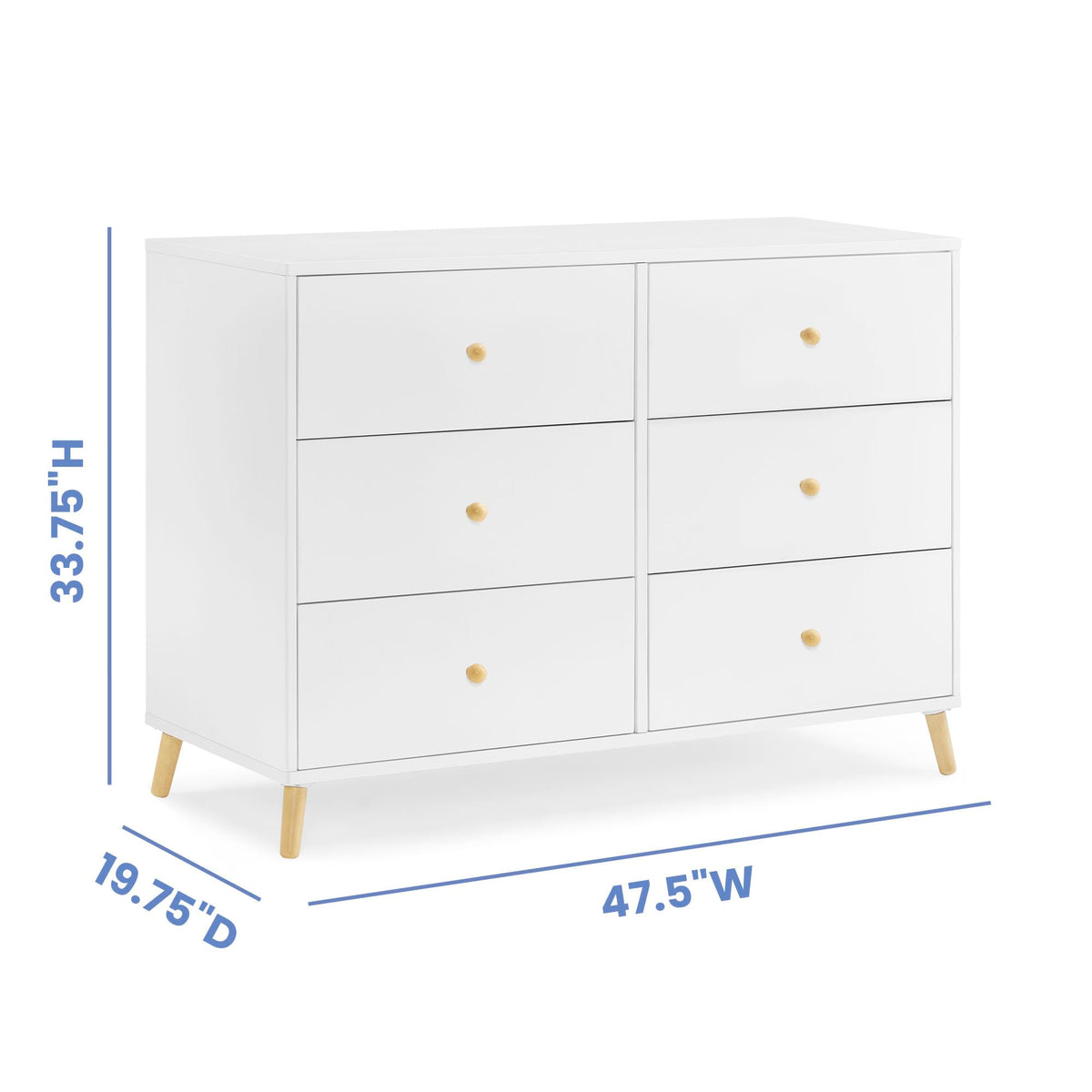 6 Drawer Dresser S37041