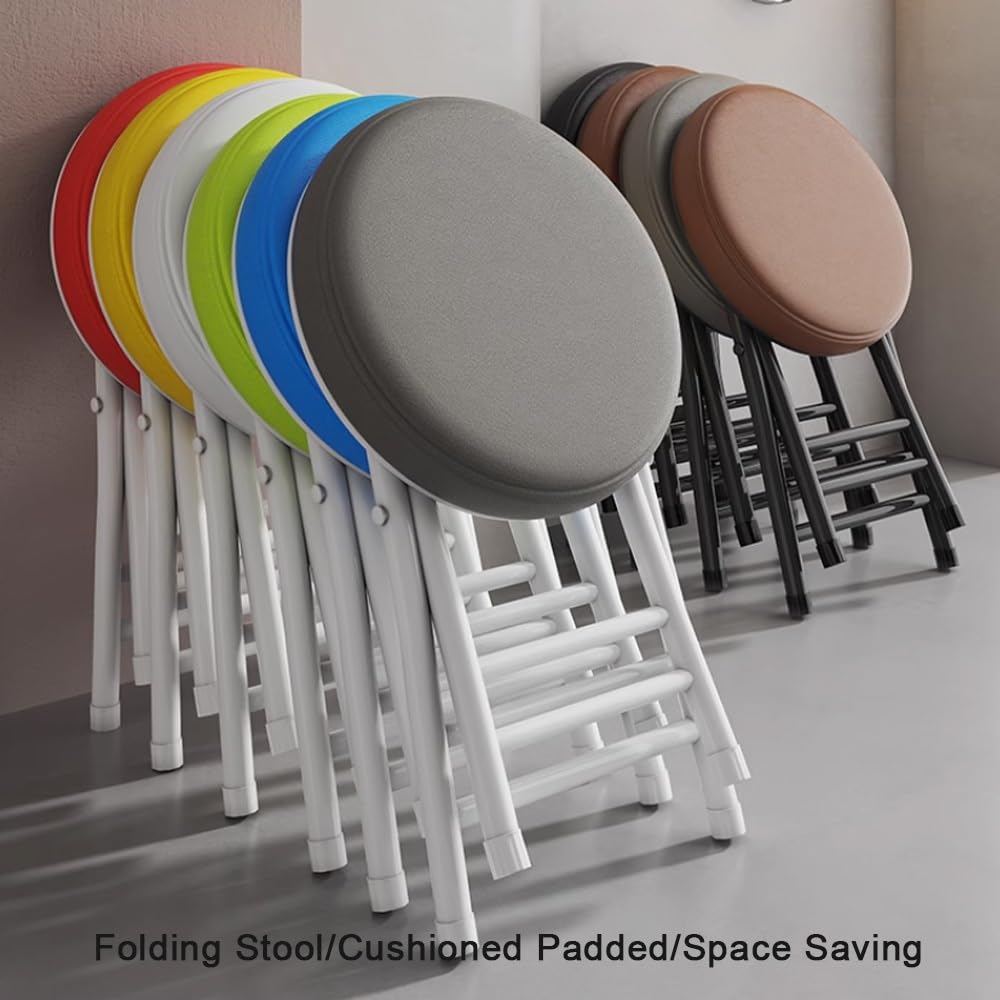 Round Padded Folding Stool G91620
