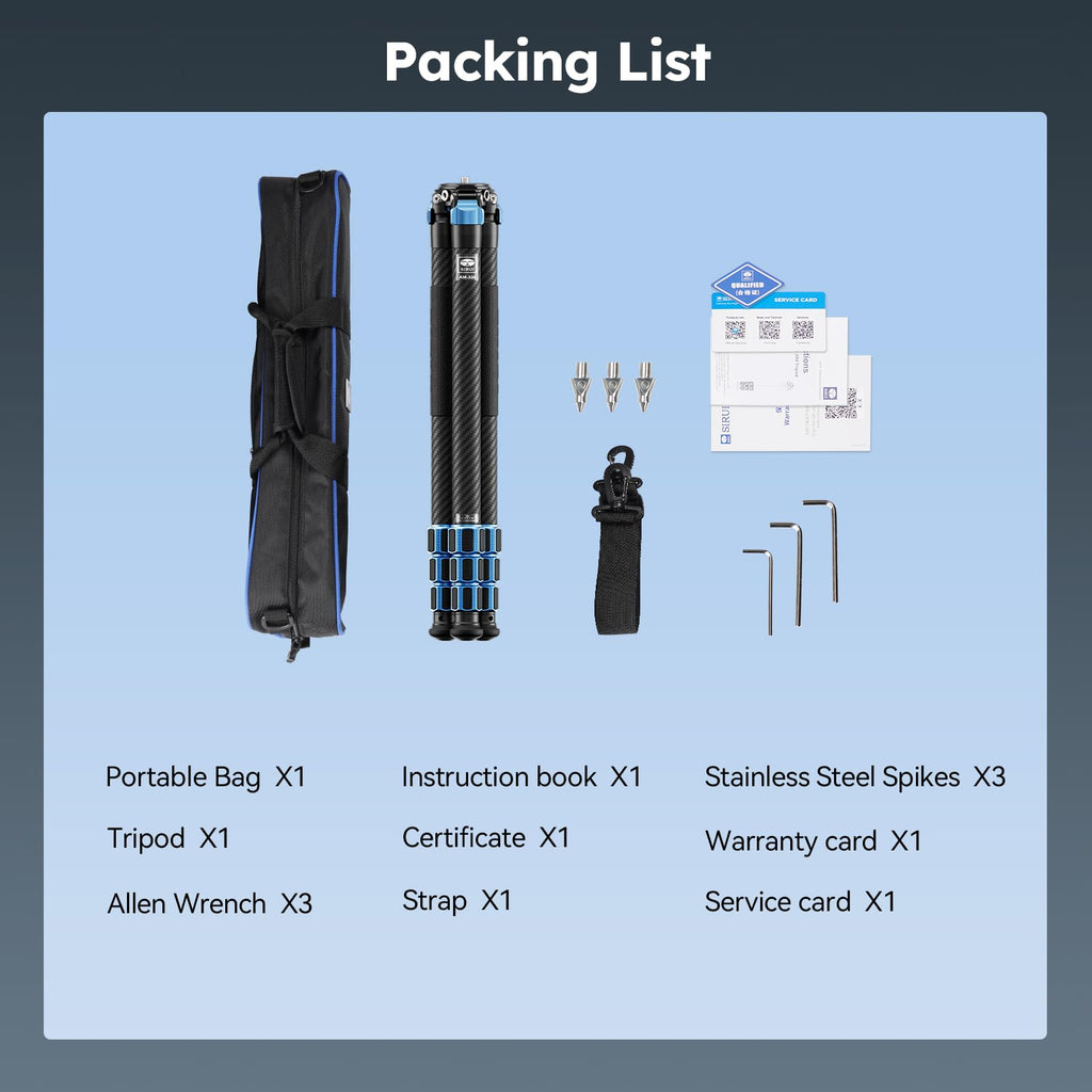 Carbon Fiber Camera Tripod Y304