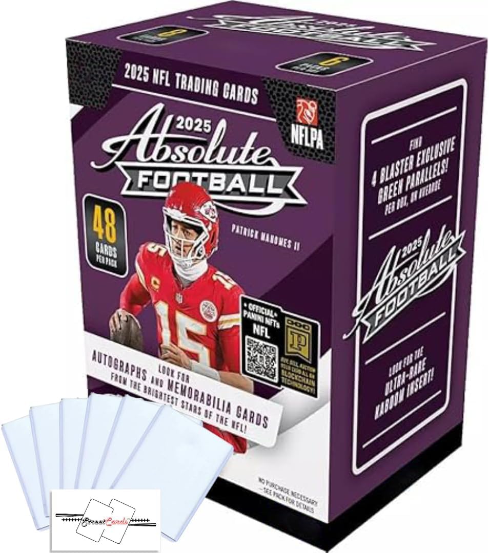 2025 Absolute Football Blaster Box with 48 Trading Cards B8379