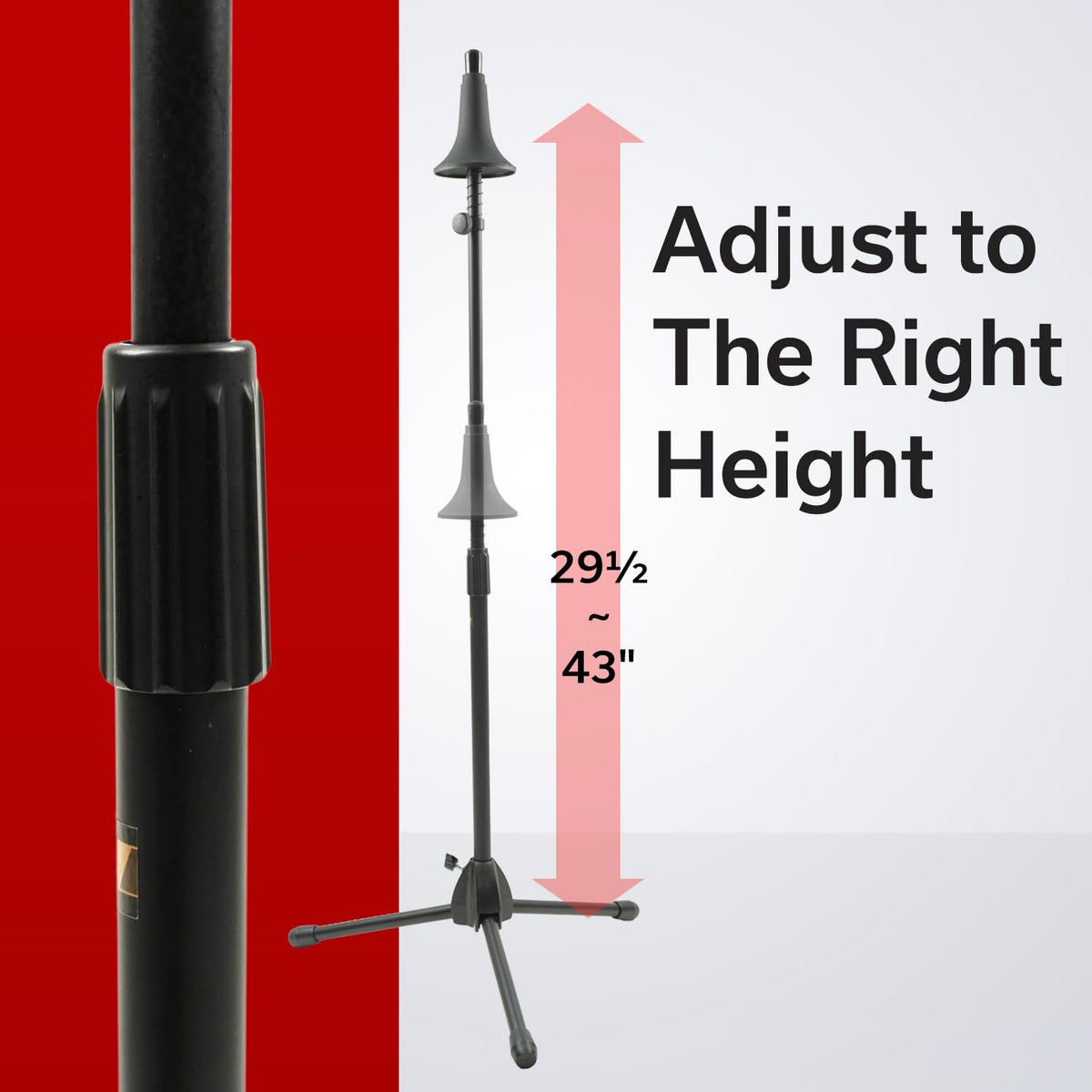 Trombone Stand with Tripod Base L6402