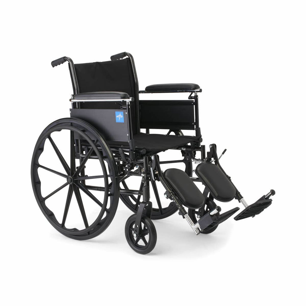 18" Wide Seat Foldable Wheelchair K465
