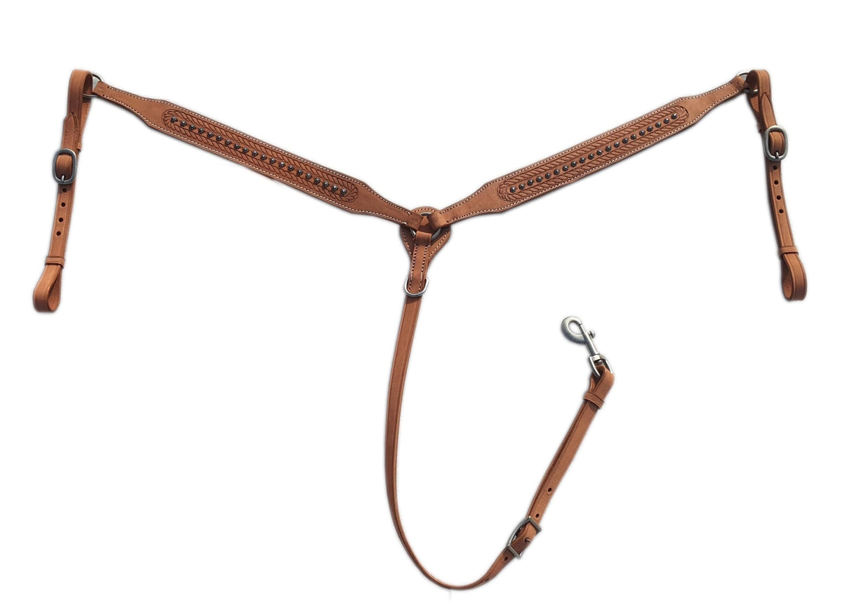 Adjustable Leather Western Breast Collar N48930