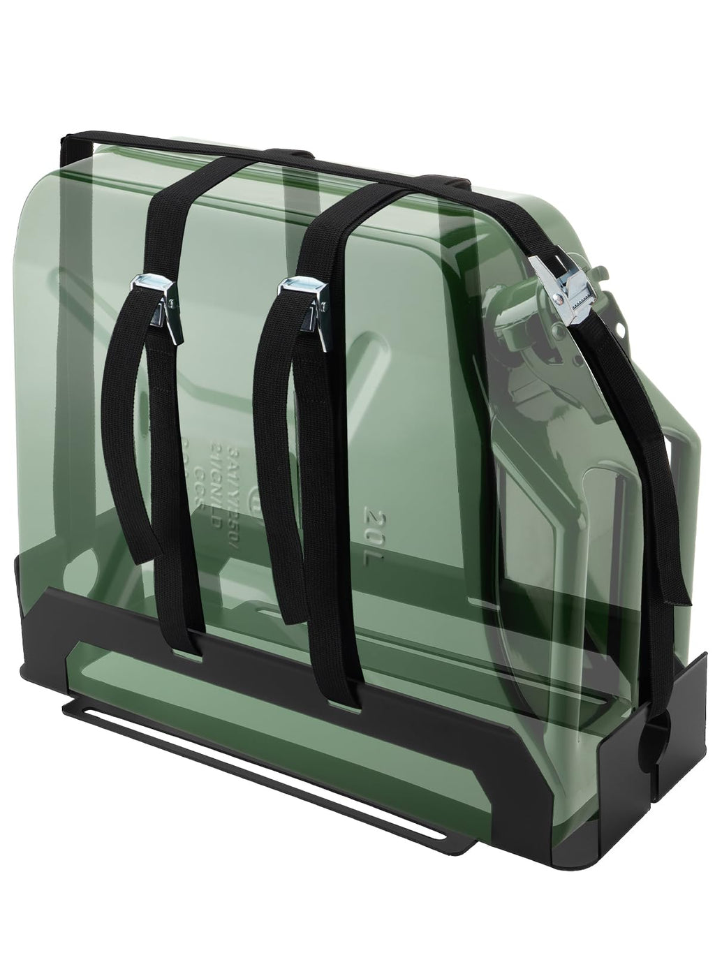 Heavy-Duty Jerry Can Holder with Webbed Strap V37435