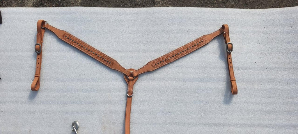 Adjustable Leather Western Breast Collar N48930