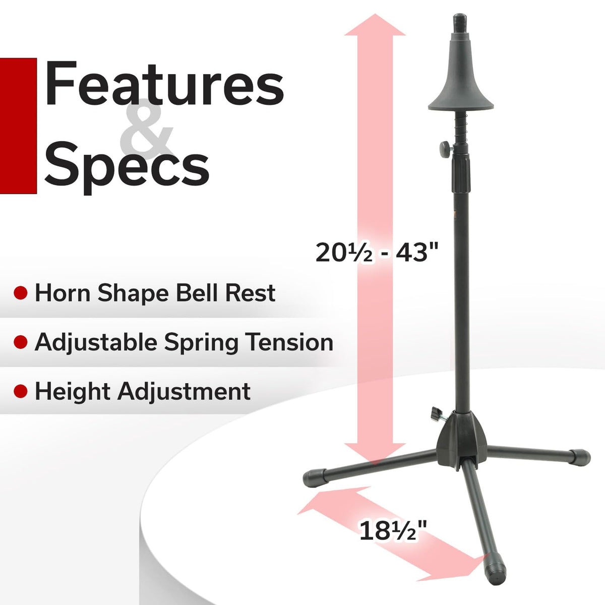 Trombone Stand with Tripod Base L6402