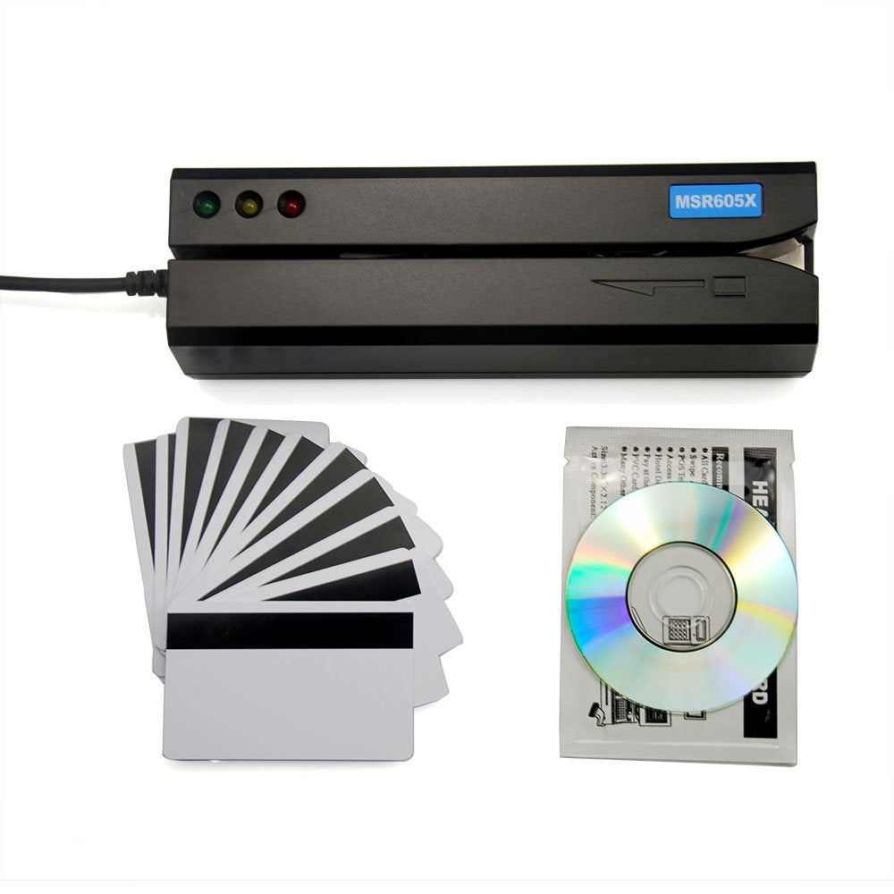 USB Swipe Card Reader Writer 3 Tracks J388