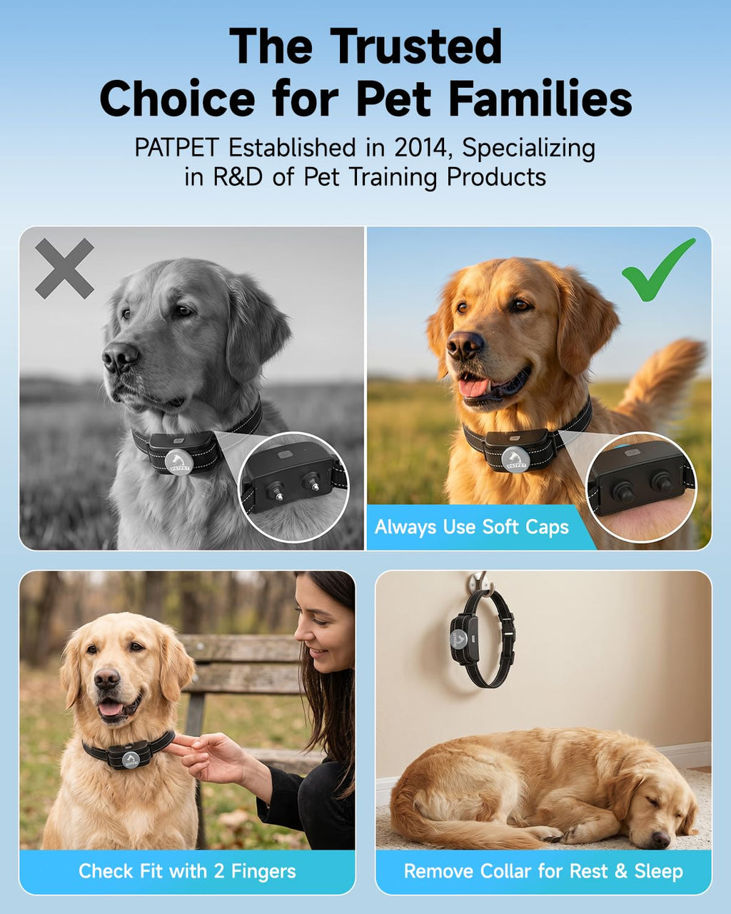 Dog Training Collar with Remote, 3 Training Modes, Rainproof H239