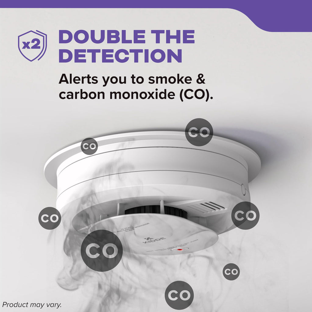 Hardwired Smoke & Carbon Monoxide Detector, 2 Pack K63116