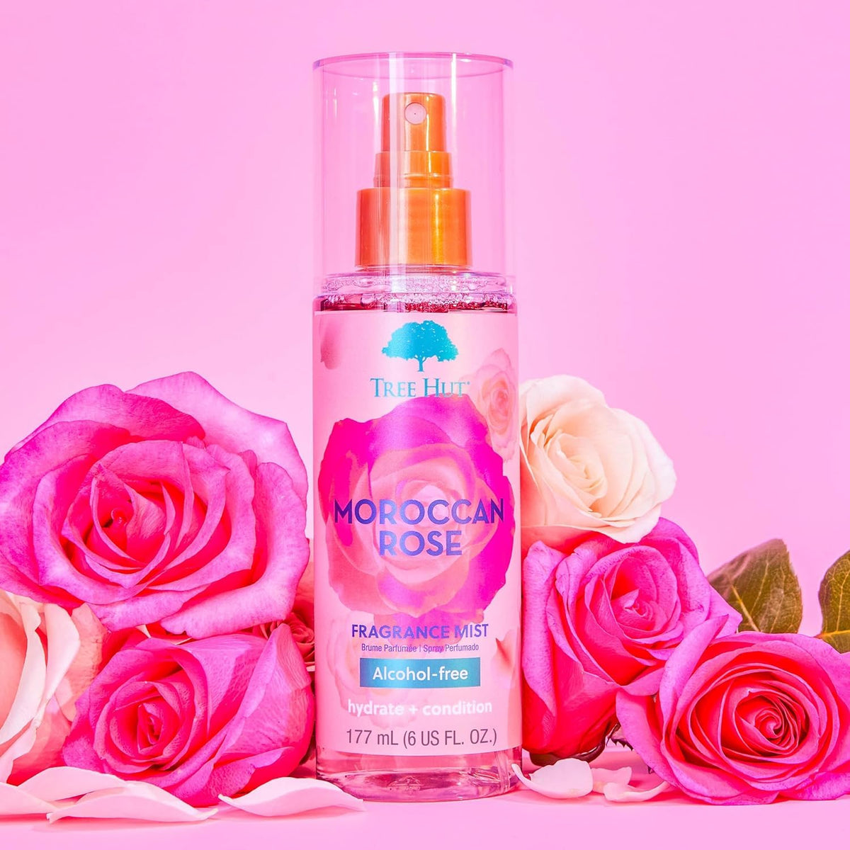 Hair and Body Mist, Moroccan Rose, 6 Fl Oz H826396