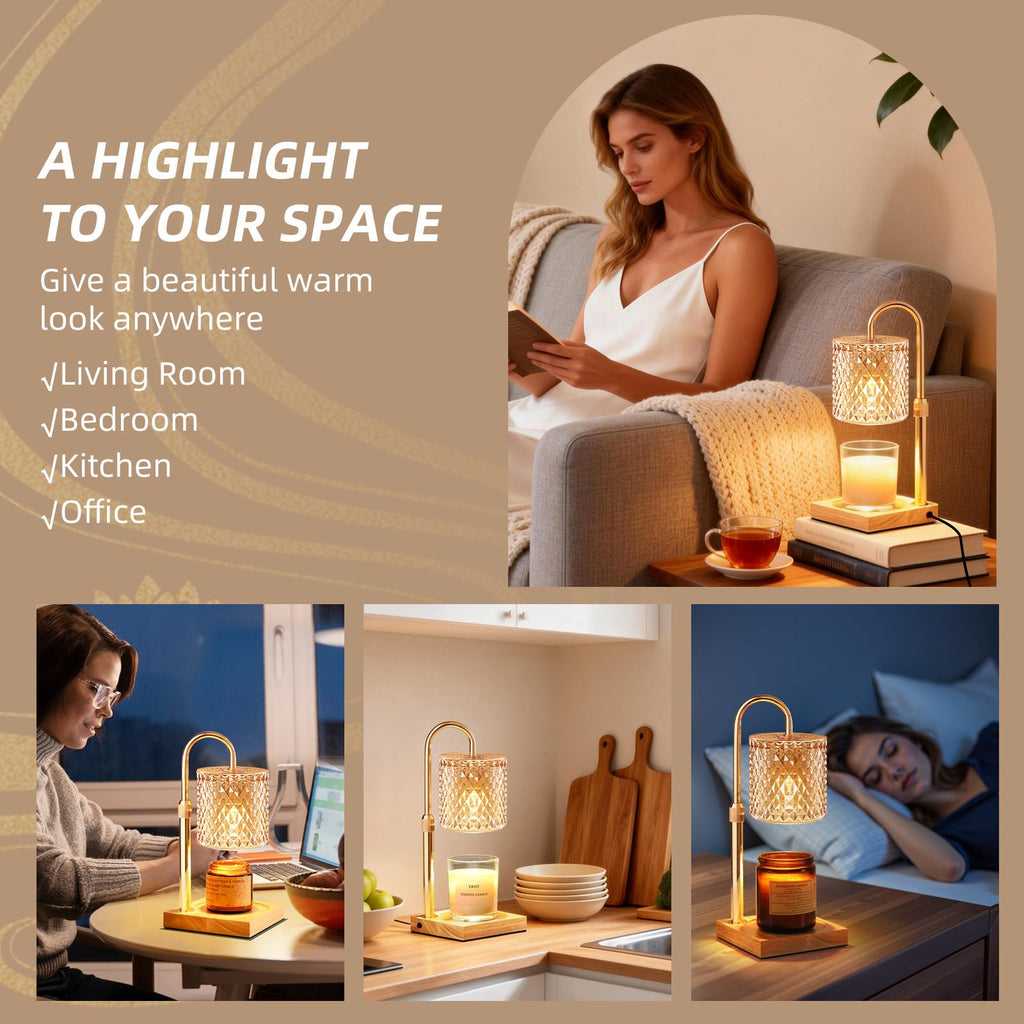 Candle Warmer Lamp with Timer Dimmer N754311