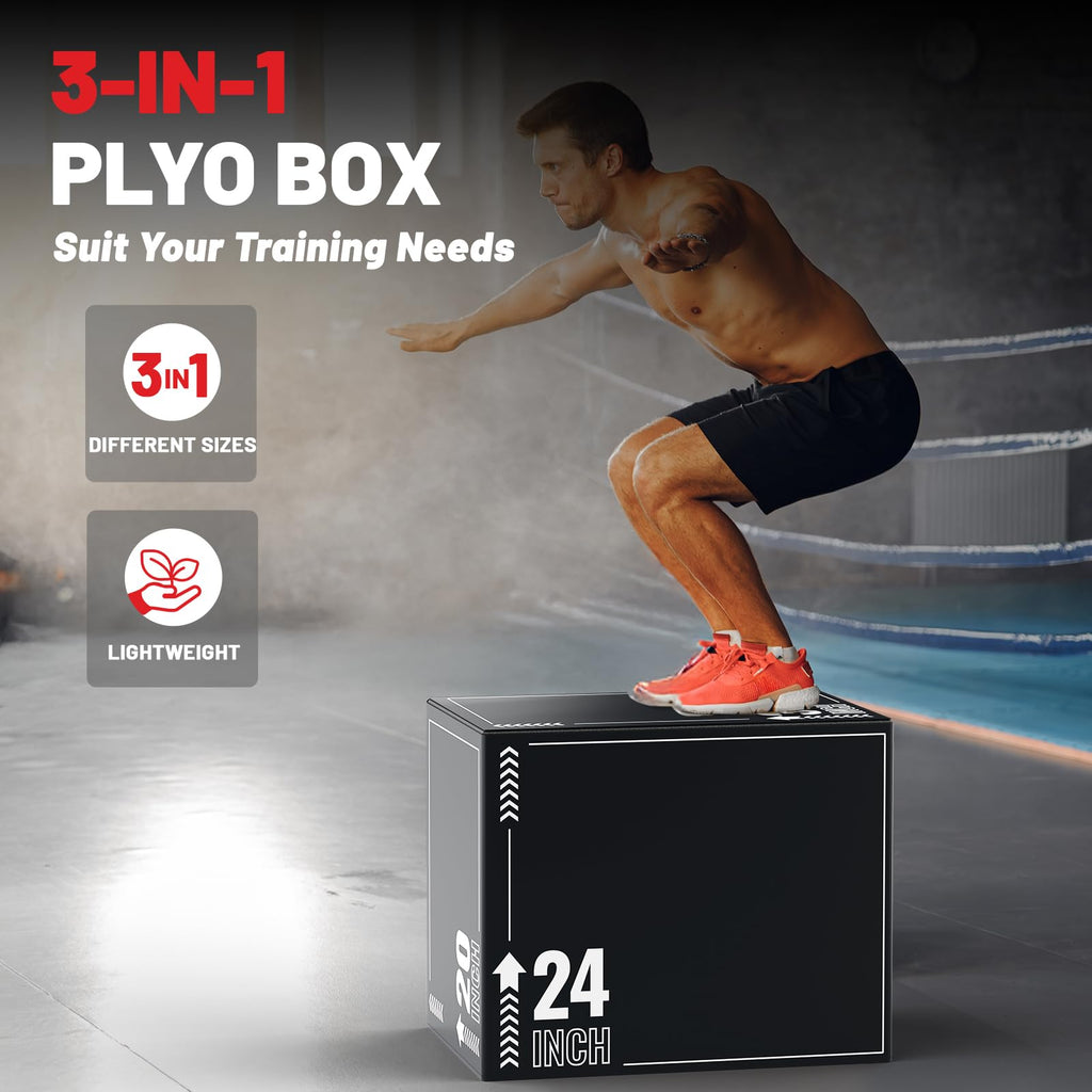3-in-1 Plyometric Jump Box L330428