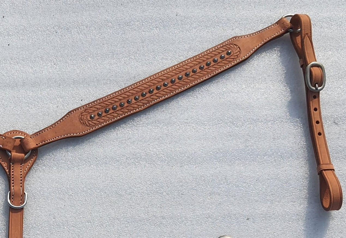 Adjustable Leather Western Breast Collar N48930