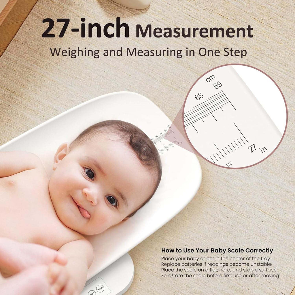 White Digital Baby Scale & Pet Scale I1360