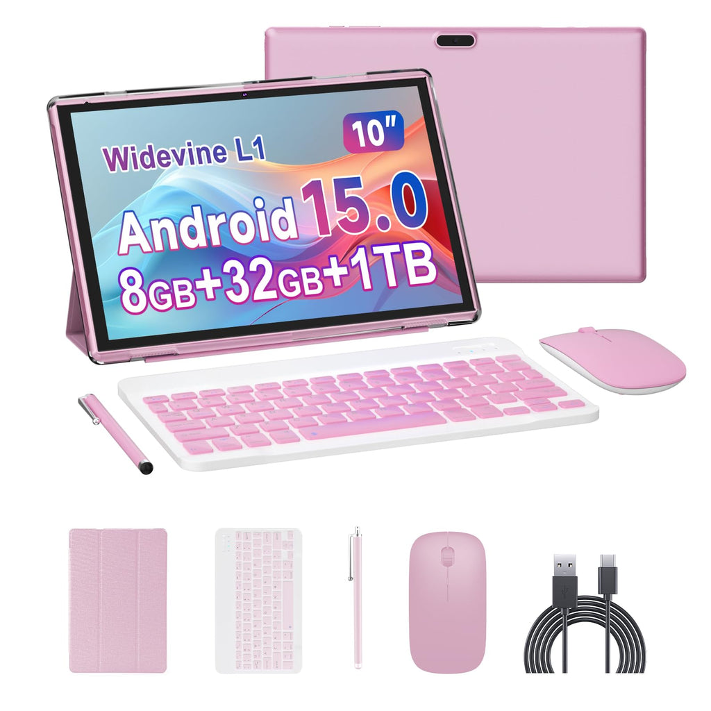 10 inch 2 in 1 Android Tablet with Keyboard 8GB RAM 32GB ROM K58717
