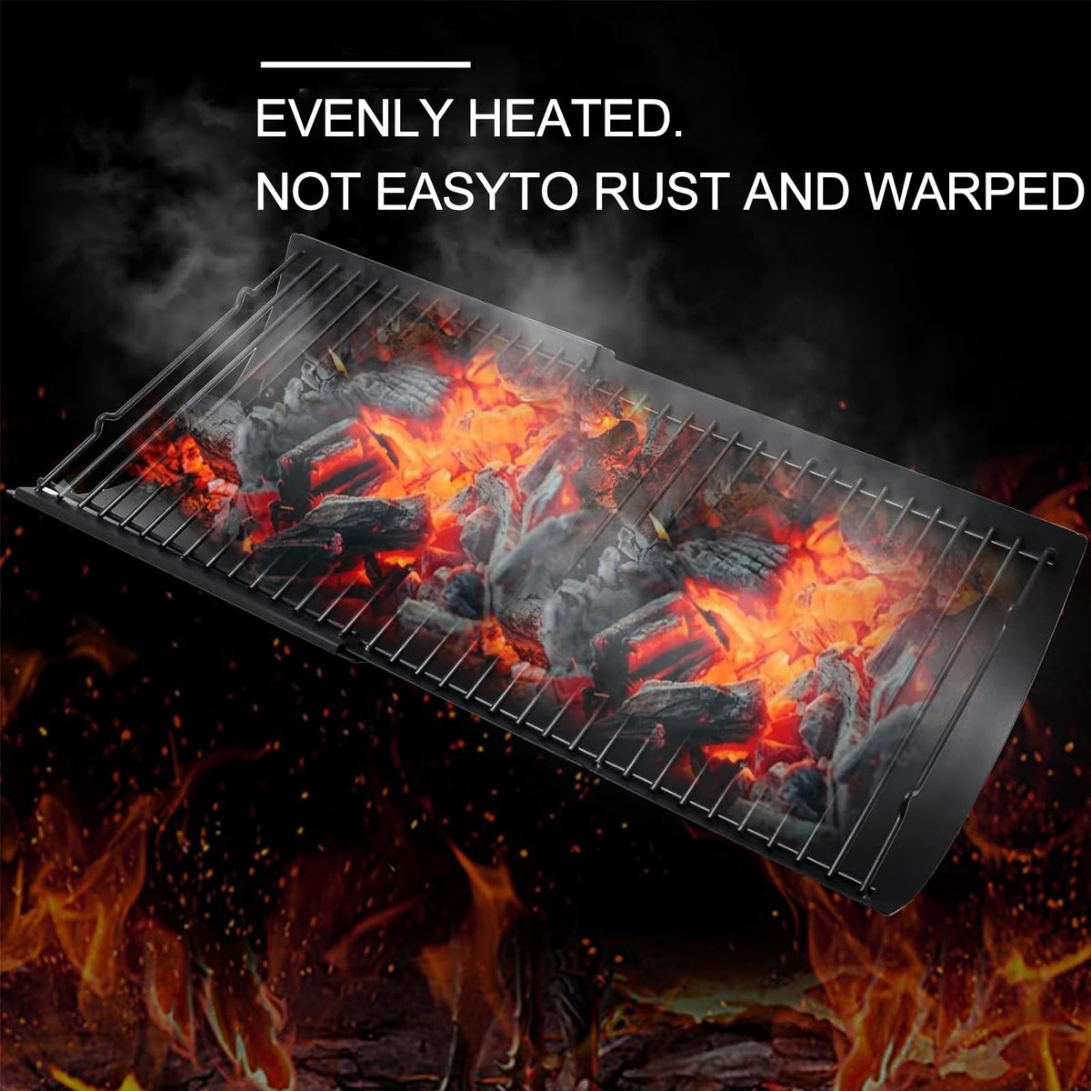 Adjustable Ash Pan Drip Pan with 2pcs Grate Hangers P526389