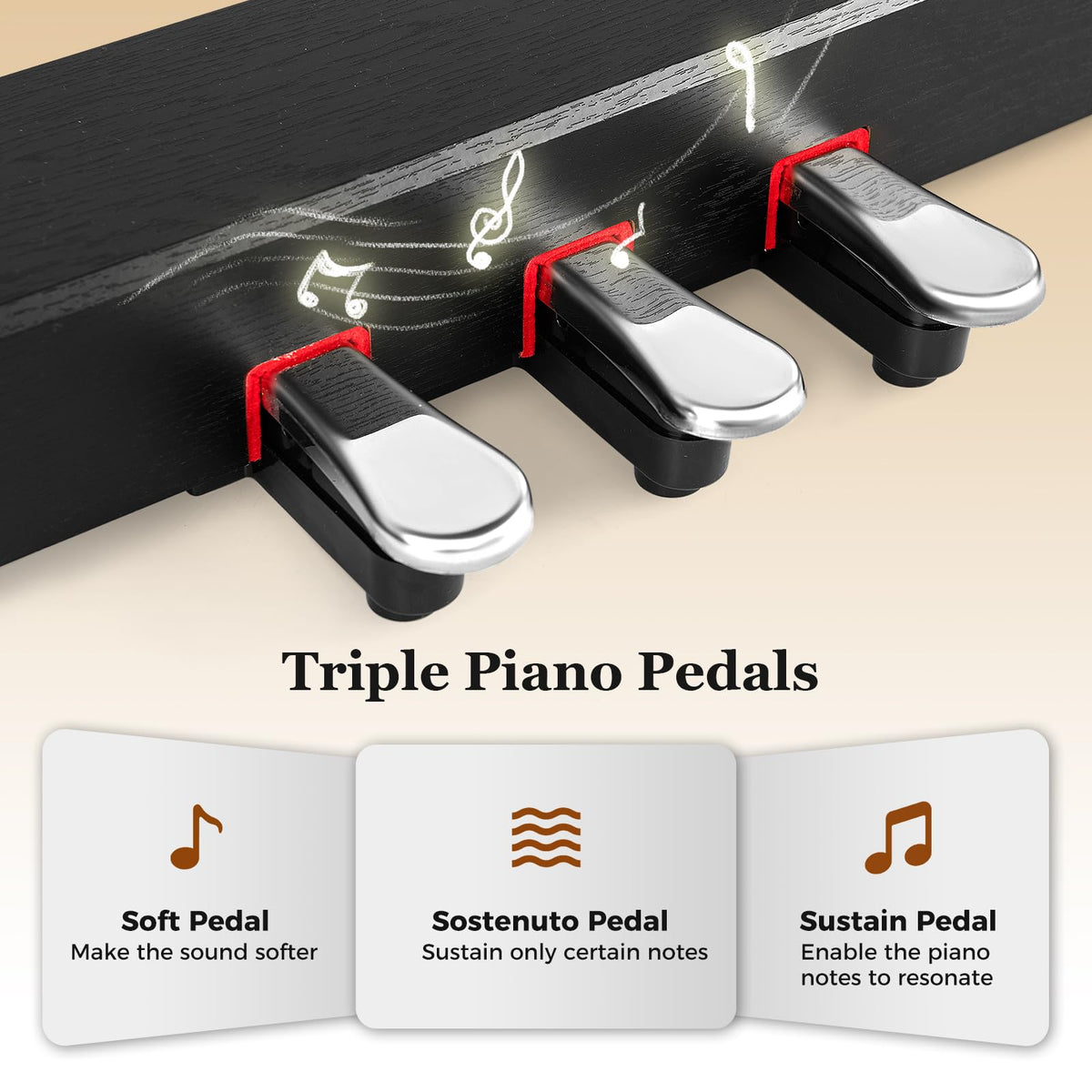 88 Key Weighted Hammer Action Digital Piano Z133