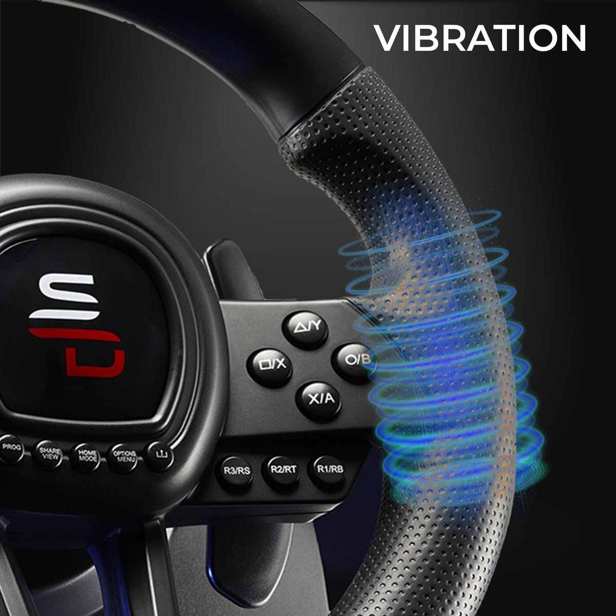 Gaming Steering Wheel with Pedals I23087
