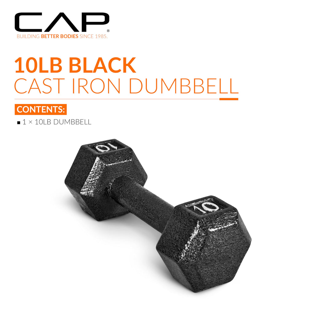 Cast Iron Hex Dumbbell L3325