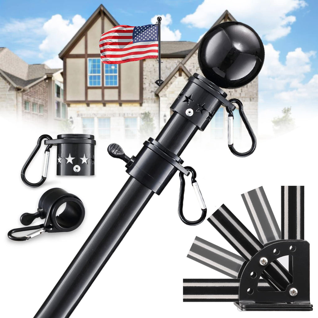6ft Tangle Free Spinning Flag Pole Kit Z32641