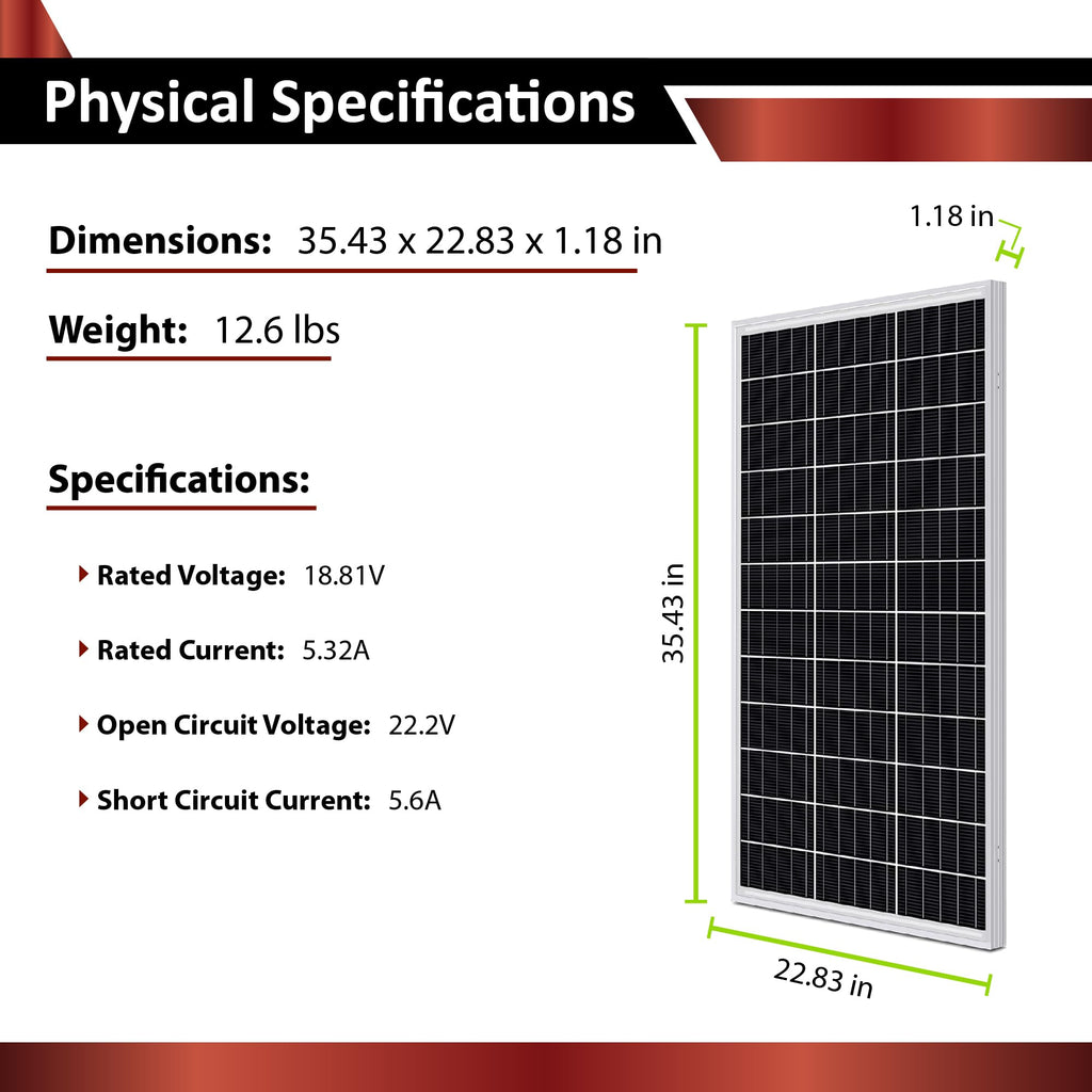 200W 12V Solar Panel Kit with 50Ah LiFePO4 Battery and 30A MPPT Controller U53133