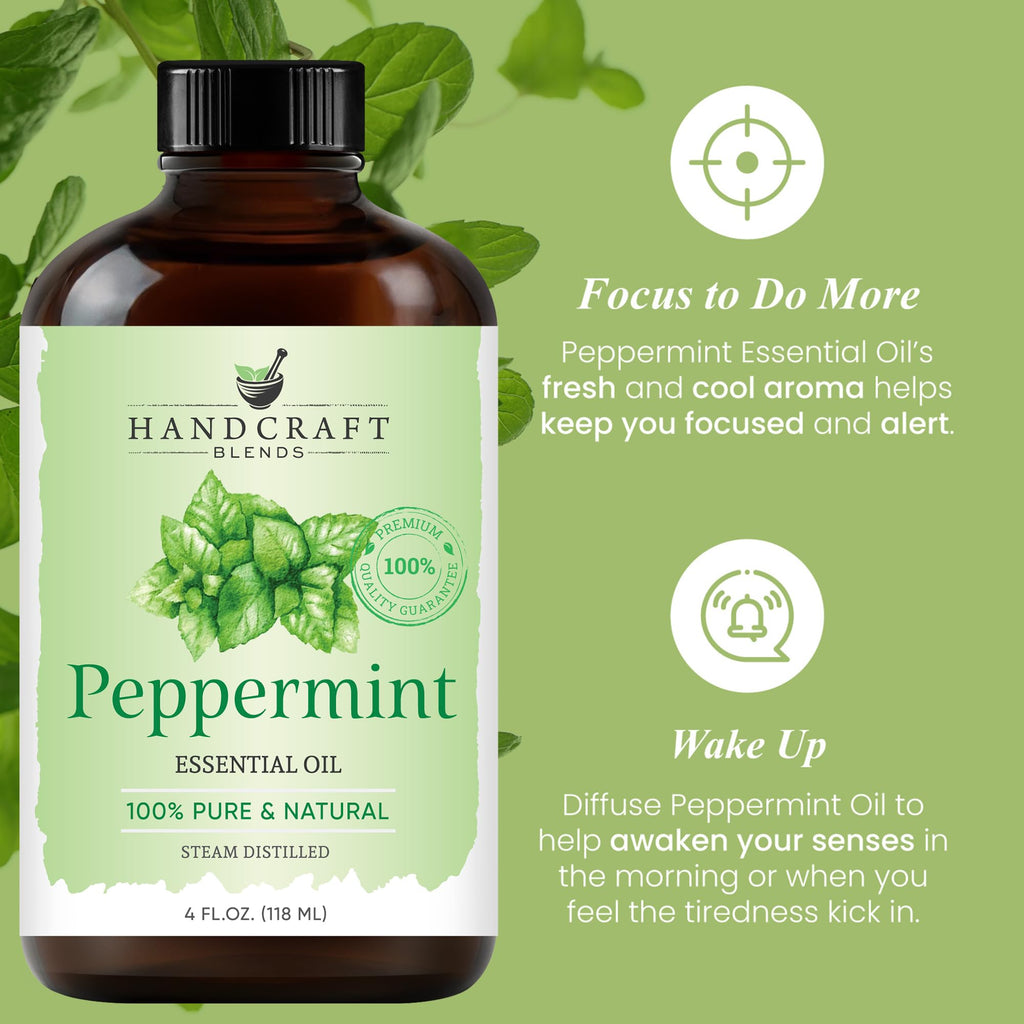 Lemon Peppermint Lavender Essential Oil Set 4 Fl. Oz V82110