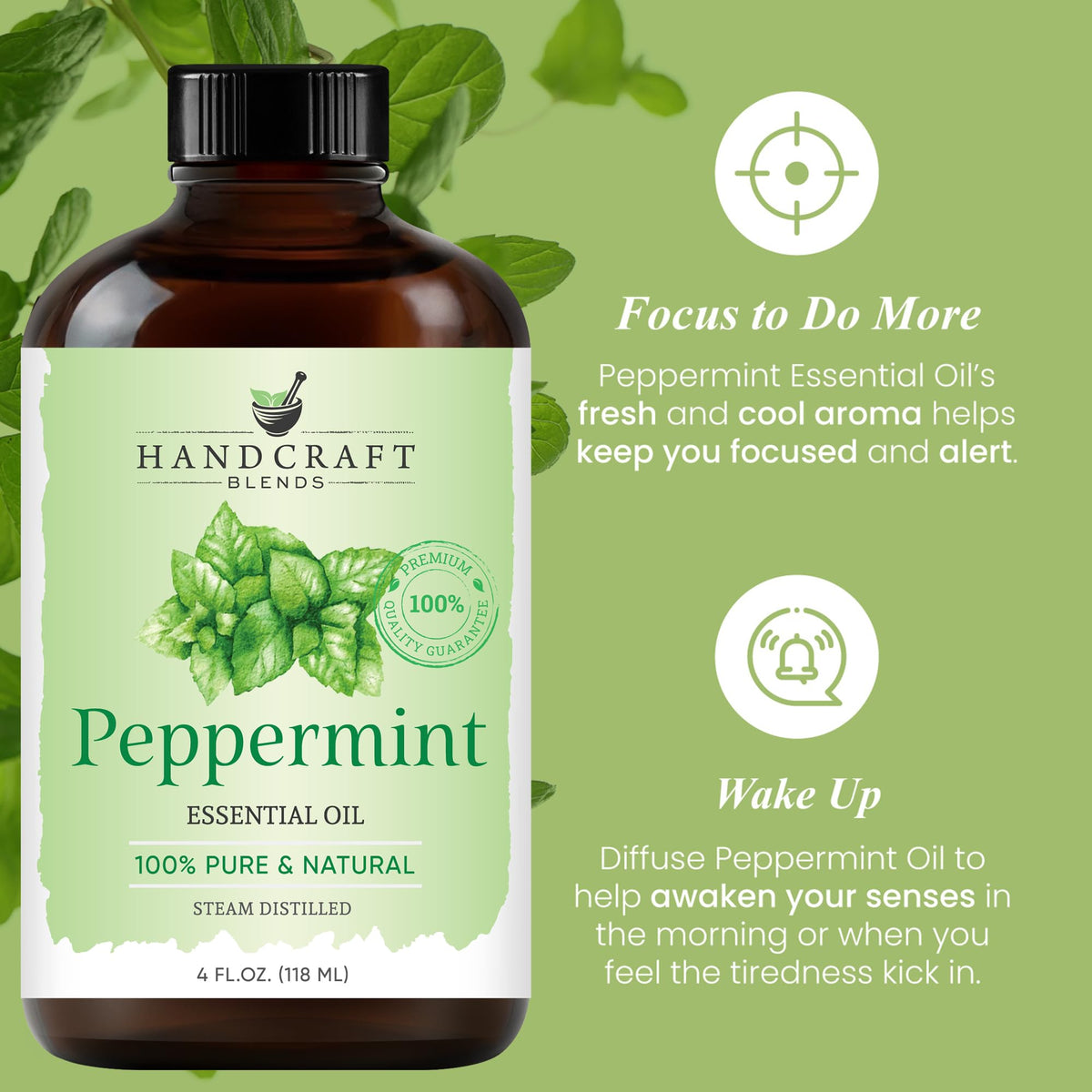 Lemon Peppermint Lavender Essential Oil Set 4 Fl. Oz V82110