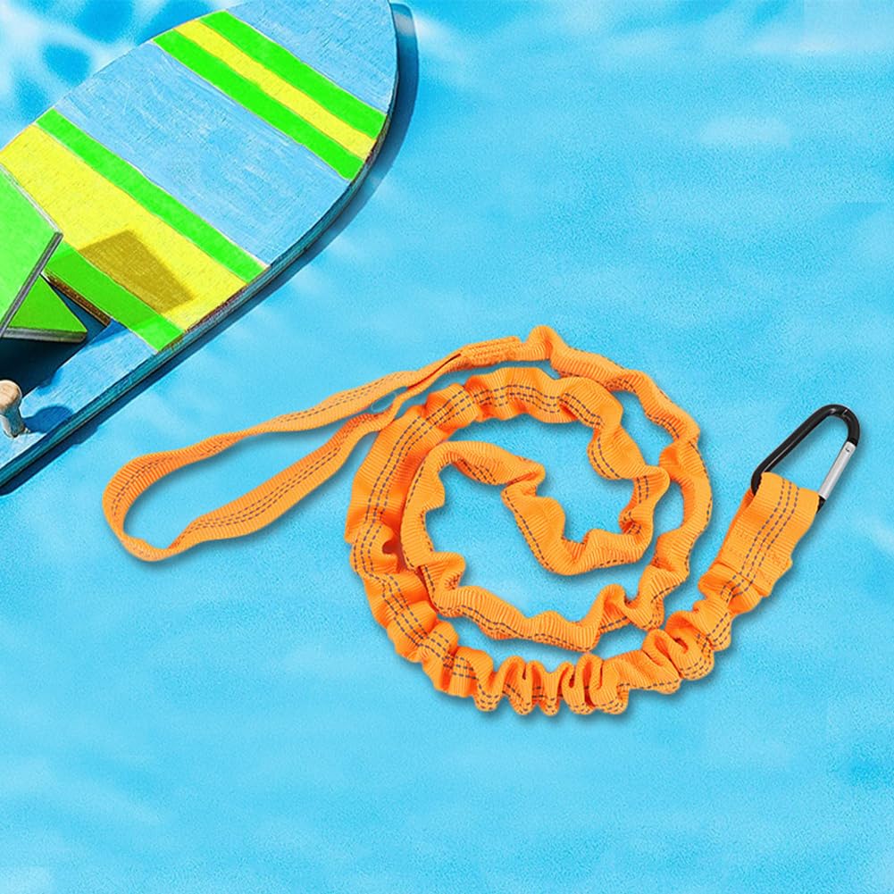 2 Pack Stretchable Kayak Paddle Leash with Carabiner E90415