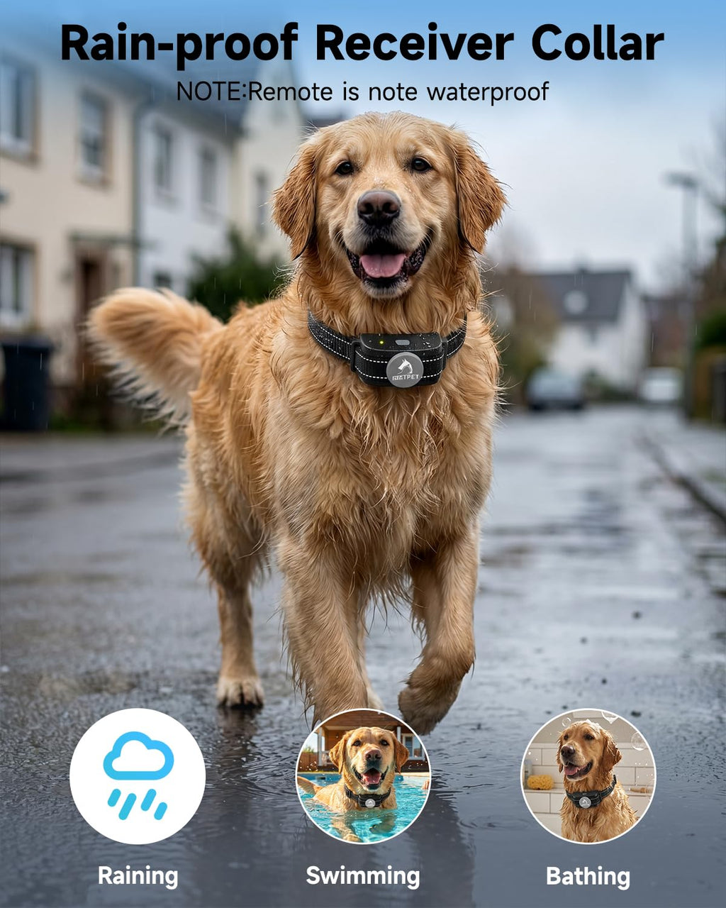 Dog Training Collar with Remote, 3 Training Modes, Rainproof H239