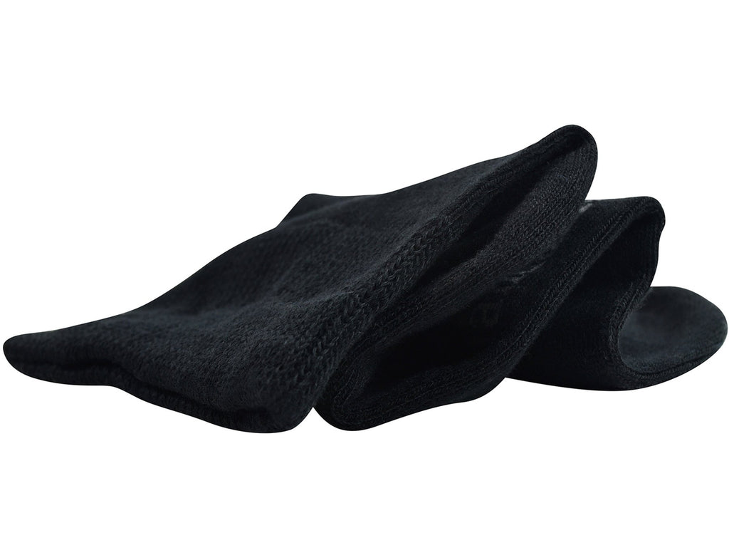 Men's 5 Pairs Non-binding Flat-Knit Ankle Socks with Seamless Toe S504