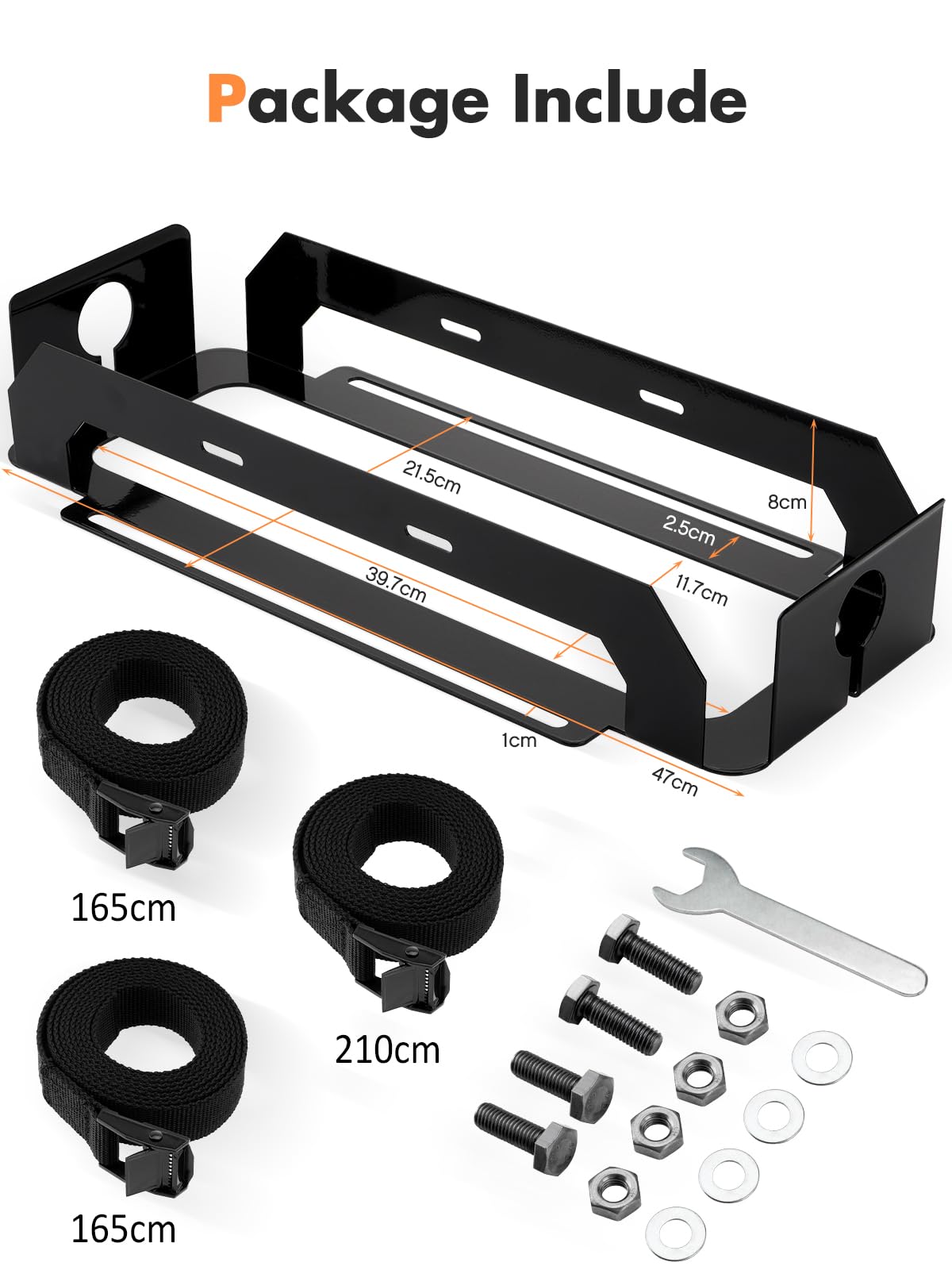 Heavy-Duty Jerry Can Holder with Webbed Strap V37435