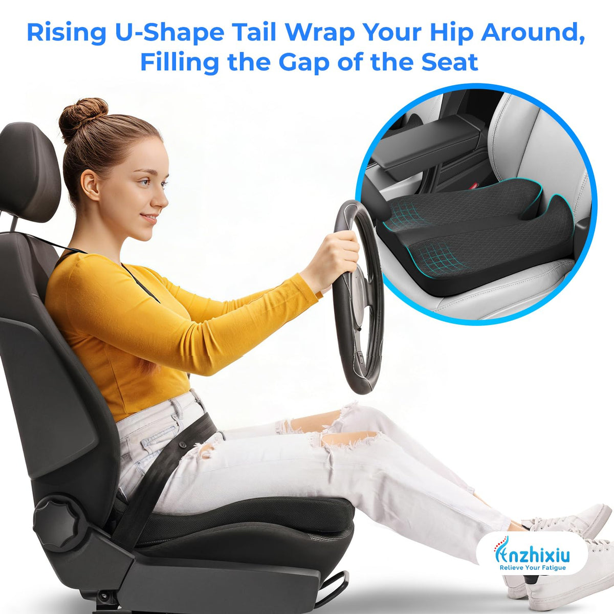 Elevated Car Seat Cushion Z56541